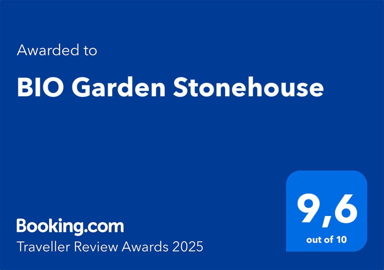 Bio Garden Stonehouse Villa Gonia Bagian luar foto